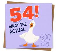 54th Birthday Card for Mum, Funny Design