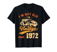 54th Birthday Gift I'm Vintage Since 1972 54 Years Old T-Shirt