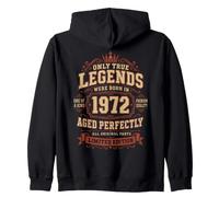 54th Birthday Gift Man Woman Original Vintage 1972 54 years Zip Hoodie