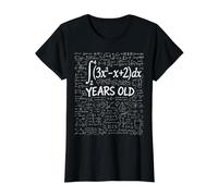 54th Birthday Integral Calculus Math Nerd Funny Value Graphic T-Shirt, Women, Black, XS