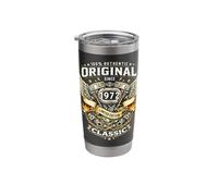 54th Birthday man Gift Motorcycle Motorcyclist Biker 1972 Stainless Steel Insulated Tumbler