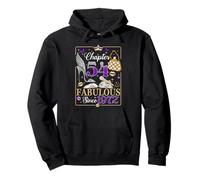 54th Birthday Queen Chapter 54 Fabulous Since 1972 Women Pullover Hoodie