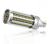 54W Super Bright Corn LED Light Bulb Fanless(400 Watt Equivalent) - B22 Bayonet Cap LED Lamp 6000K Daylight 6,500 Lumens for Residential and Commercial Ceiling Lighting