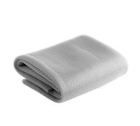 55.1"x19.7" (140x50cm) Speaker Grill Cloth - Premium Acoustic Mesh Fabric for Stereo & Audio Systems | Dustproof Protective Cover | DIY Speaker Repair Material (Black/Grey/White)(Silver)