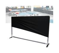 55.1x28.3in Field Fence Surround Block,Black Table Tennis, Portable Pickleball Court Baffle,for Playing Community(140x72cm/8pieces)