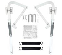 55-2 Attic Ladder Hinge Arms with Springs,Compatible with Werner Mk5, WU2210, W2208, W2210, Suitable for Werner Attic Ladders Manufactured After 2010, Heavy Duty Thick Galvanized Material