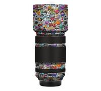 55-200 3.5-4.8 Lens Skin Vinyl Wrap Film Camera Protective Sticker for Fujifilm XF 55-200mm F3.5-4.8 Photography Accessories(Graffiti White)