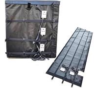 55/275Gallon IBC Metal Drum Heater, Full Cover Heating Tank, Oil Drum Thermal Blanket, 30-302℉ Versatile Heating Tape for Optimal Temperature Maintenance in IBC Plastic Tanks(Black,275Gallon/1000L)
