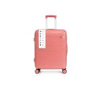 55×35×20 Cabin Size Suitcase 20 Inch Hardshell Premium Qaulity with TSA Lock (Rose Gold)