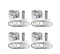 55 55. 25 55. 50 55. 75 56mm Motorcycle Piston Ring Set Kit Fits CB400 CB1 VTEC CB400SF NC31 CBR400 CBR23 VFR400 VFR Models Compatible With Various 400cc Engines(56mm)