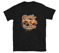 55 Chevy Short-Sleeve Mens T-Shirt Gift for Dad Black S