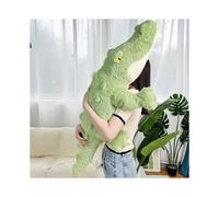 (55 CM) Crocodile Plush Cartoon Toy Giant Pillow Bedroom Decor For Kids Sleep Play And