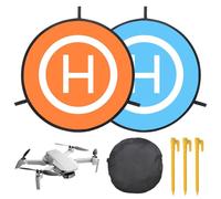 55 cm Drone Landing Pad, Portable Universal Folding Waterproof Double Helipad Universal Landing Mat, for DJI Air 2S / Mavic Mini 2 / Mavic Air 2 / Mavic 2 /FIMI X8SE /DJI FPV Drone