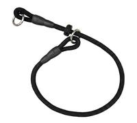 55 cm Slip Collar for Dogs Training, Dog Slip Collar Premium Nylon Rope Adjustable Dog Choker Collar with Leash for Obedience Walking Pet Control