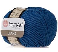 55% Cotton 45% Acrylic YarnArt Jeans Sport Yarn 1 Skein/Ball 50 gr 174 yds (17)