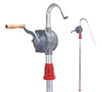 55 Gallon Drum Pump, Barrel Pump 55 Gallon, Aluminum Drum Rotary Hand Barrel Pump Fits 5 to 55 Gallon Drums for Diesel Gasoline Kerosene Fuel Transfer