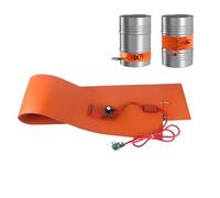 55 Gallon Metal Drum Heater Pad - Silicone Insulated Band Heater for Barrels & Kegs, Adjustable Temperature, 3000W, 69x10 Inch, Ideal for Grease & Liquid Heating
