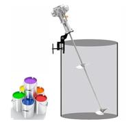 55 Gallon Pneumatic Agitator Clamp Mount Tank Barrel Drum Mixer, 3/4HP Liquid Paint Mixer Stirring Pneumatic Industrial Shaker