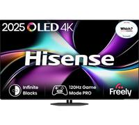 55" Hisense A85Q OLED 4K Smart AI TV with Freely - 55A85QTUK, Black,Silver/Grey