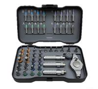 55-in-1 Complete Screwdriver Kit, 55 Bits Including JIS, PH, SL, T, H, Wrench Options For Broad Application Coverage