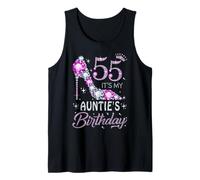 55 It's My Auntie's Birthday High Heel 55 Years Old Tank Top