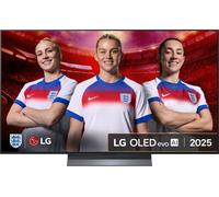 55" LG C5 OLED evo AI 4K HDR Smart TV 2025 - OLED55C54LA, Silver/Grey,Black