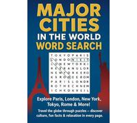 55+ Major Cities in the World Word Search| Travel the world One puzzle at a time|400-5000 words enclosed: Travel the Globe | Printable PDF Style | ... 110pages| Gift for World Tour Lovers