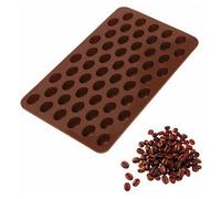 55 Mini Coffee Beans Chocolate Mold Candy Ice Cube Jelly Diy Cake Decoration Baking Molds