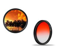 55 mm Professional Gradient Colour Filter Red Colour Filter Graduated 55 mm dHD Digital
