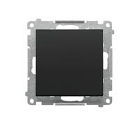 55 MODULE MATTE BLACK PUSHBUTTON 1X 1Z SPRING TP1.01/149