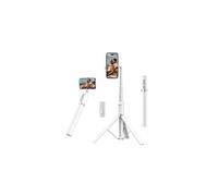 55" Selfie Stick Tripod, All-in-one Extendable Aluminum Phone Tripod with Rechargeable Bluetooth Remote for iPhone, Samsung, Google, LG, Sony and More