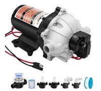 55 Series RV Water Pump,7.0g Pm 70 Psi 12V DC Fresh Water Pump Camper Water Pump With Heavy Duty Pressure Switch And Filter For Rv,Garden, Yacht, Camping
