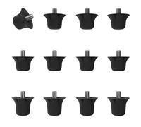 55 Sport Classic Nylon SG Replacement Football Studs - 12 Pack (13/16mm) - Black
