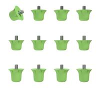 55 Sport Classic Nylon SG Replacement Football Studs - 12 Pack (13/16mm) - Lime Green
