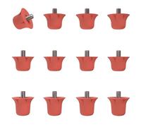 55 Sport Classic Nylon SG Replacement Football Studs - 12 Pack (13/16mm) - Red