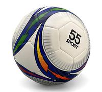 55 Sport Vortex Max Textured Pro Football Training Ball - White/Multi - Size 5