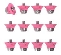 55 Sport World Cup Metal-Tipped Replacement Football Studs - 12 Pack (13/16mm) - Pink