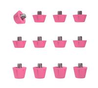 55 Sport X-Type Orbit Lightweight Nylon Replacement Football Studs - 12 Pack (8/11mm) - Hot Pink