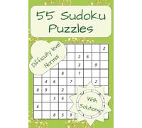 55 Sudoku Puzzles: 55 Classic 9x9 Sudoku Puzzles | Normal Difficulty | Brain-Boosting Fun