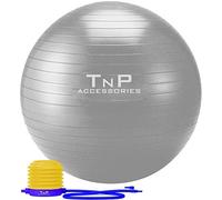 55 to 85cm Anti-Burst Fitness Exercise Ball For Yoga, Pilates Training, Maternity, Balance, Stability, Fitness, Gym Swiss Ball With Pump (Red-Coloured, 65cm)