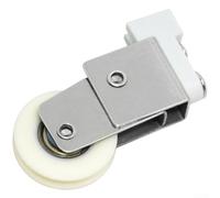 55 Type Stainless Steel Sliding Window Roller Wheel Ball Bearing Quiet Movement for Aluminum Alloy Frame Fit White 3.8x2.86x2.9-3.2cm Upgraded Steel Nails Thicker Shell Single Pull(Nylon)