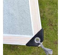 55% UV Protect White - Breathable Garden Net with Grommets for Plants Flowers Backyard & Beach - 2x11m (6.6x36 ft)