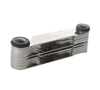 55 Whitworth & 60 Metric & US Thread Pitch Gauge Checker Measuring for External & Internal Threads Stainless Steel Handy
