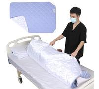 55" x 39" Positioning Bed Mattress Pad with Padding - Transfer Sheet for Elderly or Patient Hospital and Home Care