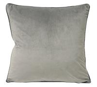 (55 x 55cm, Dove/Charcoal) Riva Paoletti Meridian Cushion Cover