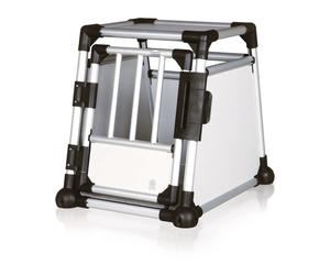 (55 x 62 x 78 cm) TRIXIE Pet Transport Box XL Aluminium Pet Dog Cat Transport Cage Crate Carrier