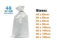 BAG SACKS WOVEN LARGE EXTRA HEAVY DUTY RUBBLE SAND BAG SACKS POLYPROPYLENE PB (10, 22"X33" - 55 X 85CM)