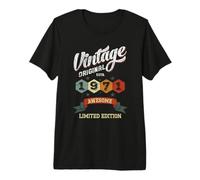 55 Year Old Limited Edition 1971 - Vintage 55th Birthday Premium T-Shirt