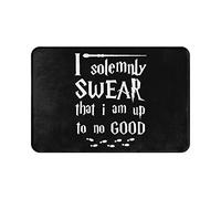 550 Decor Door Mat I Solemnly Swear That I Am Up To No Good Dirt Trapper Mat Decorative Entryway Rug Anti-Mircobial Door Mat For Office, Bedroom, Hallway, 40X60Cm