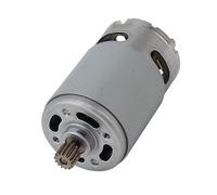 550 Motor 21V 14 Teeth 18000RPM Electric Saw Motor Replacement for Drill | Front & Rear Double Ball Bearings, M4 Screw Fixing, High Torque, Low Noise for Mini Saw & Drill